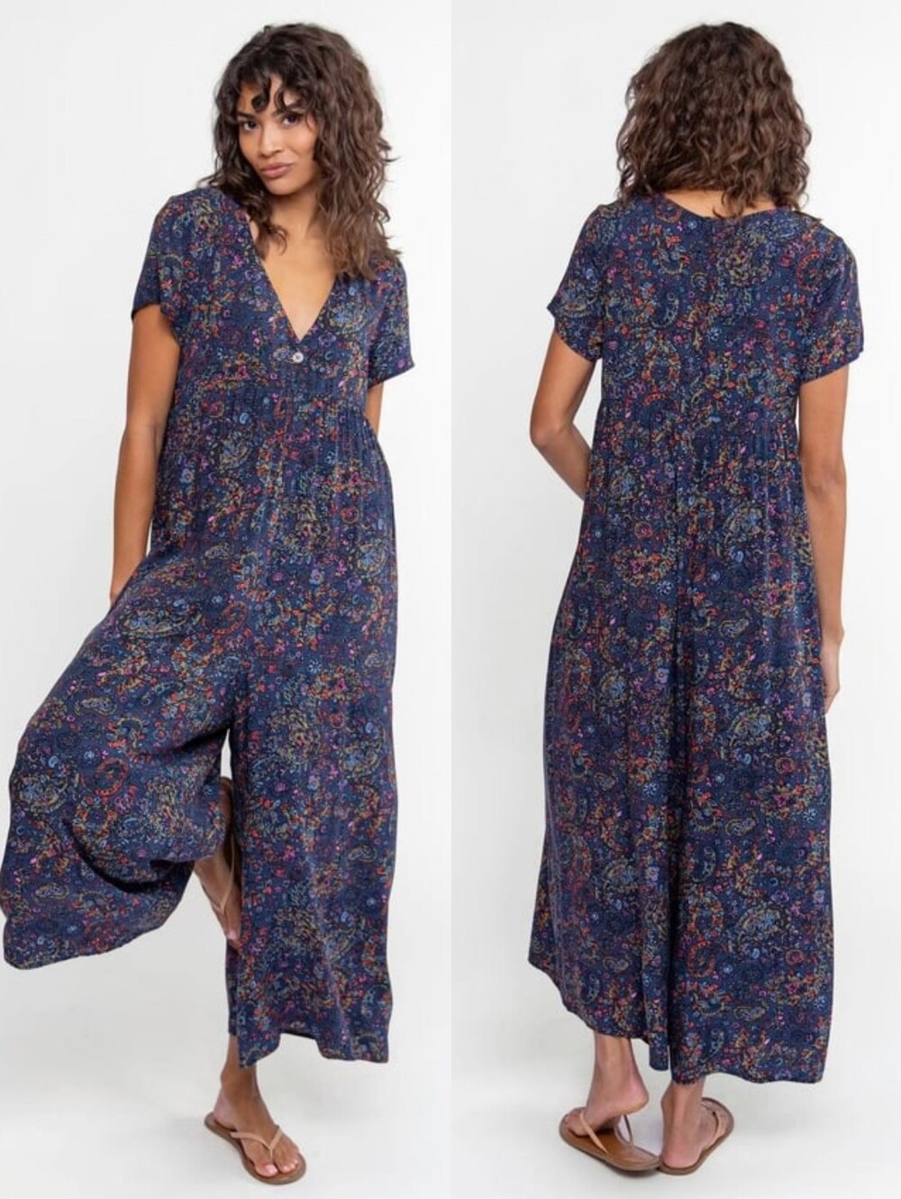 Natural Life Avery Wide Leg Jumpsuit